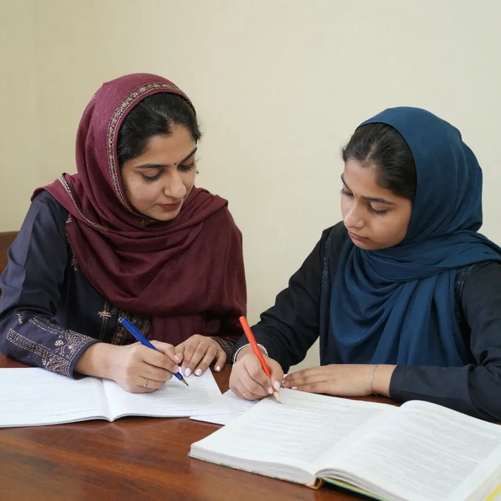 Female Home tutor in Ghouri Town Islamabad teaching the female student at his home